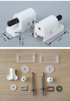 110 soft close hinge for toilet seat cover